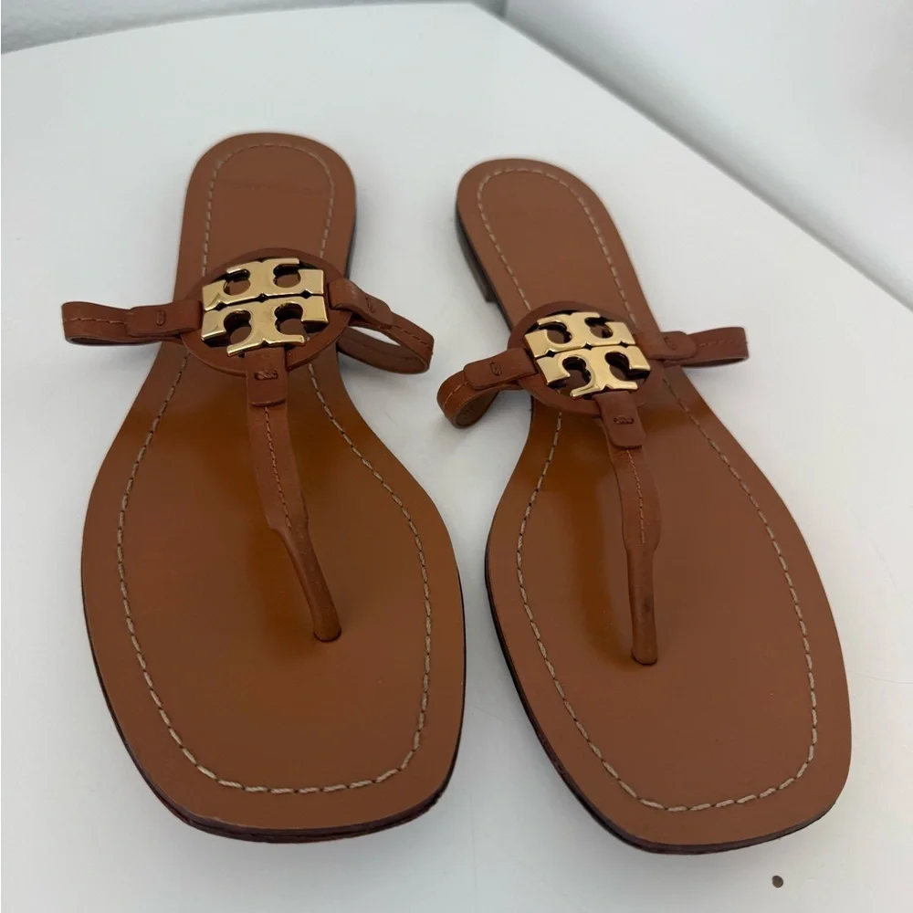 Tory Burch Miller  Leather Sandals size 91/2